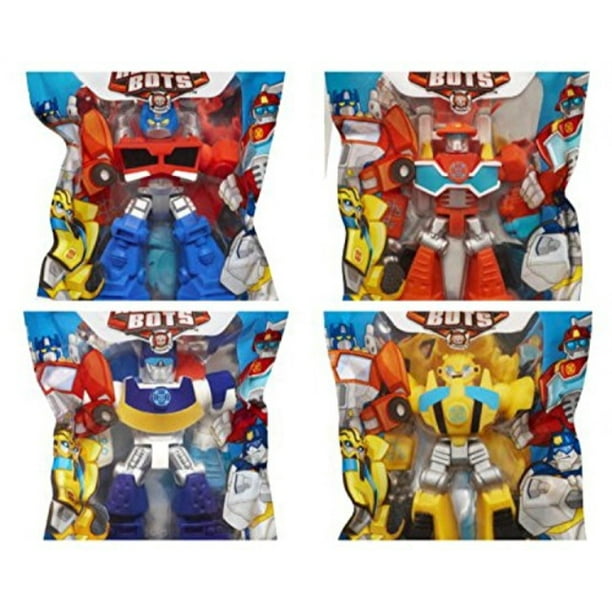 Playskool Transformers Rescue Bots Bumblebee Optimus Heatwave Chase All 4 NEW